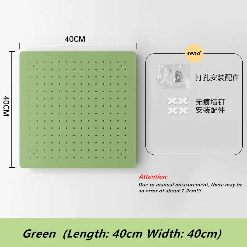 多機能メタルペグボード収納ラック