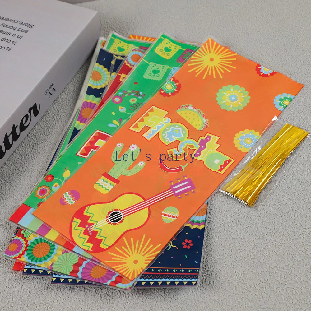 イベント・ハロウィングッズ|メキシカンテーマ OPPキャンディバッグ 50個