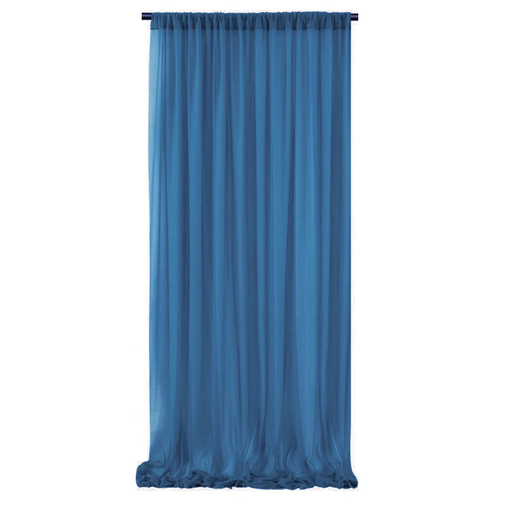 シアーチュールバックドロップカーテン