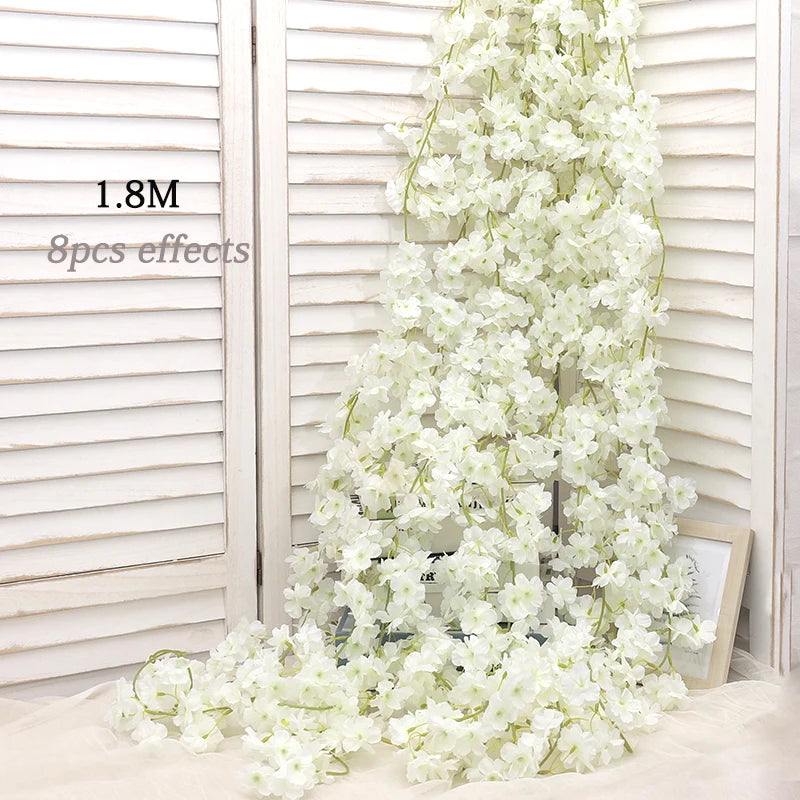 パーティー・インテリア装飾|造花 桜ガーランド(1.8M)