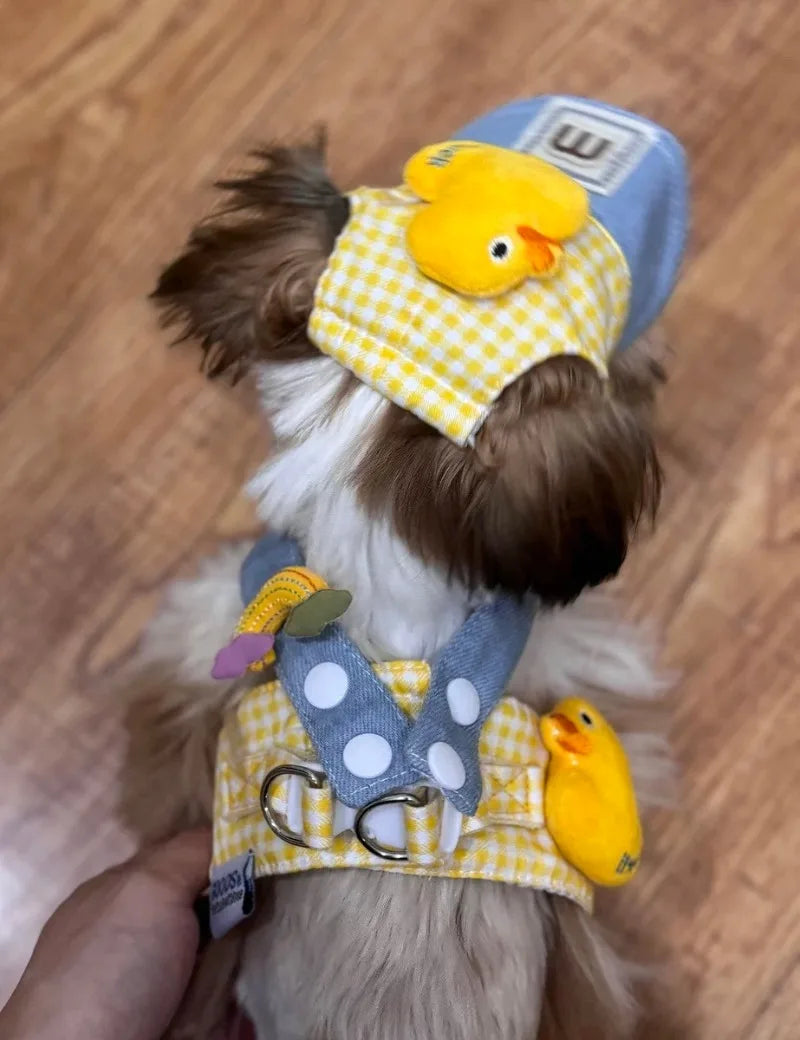 小型・中型犬用ペットハーネスリーシュセット