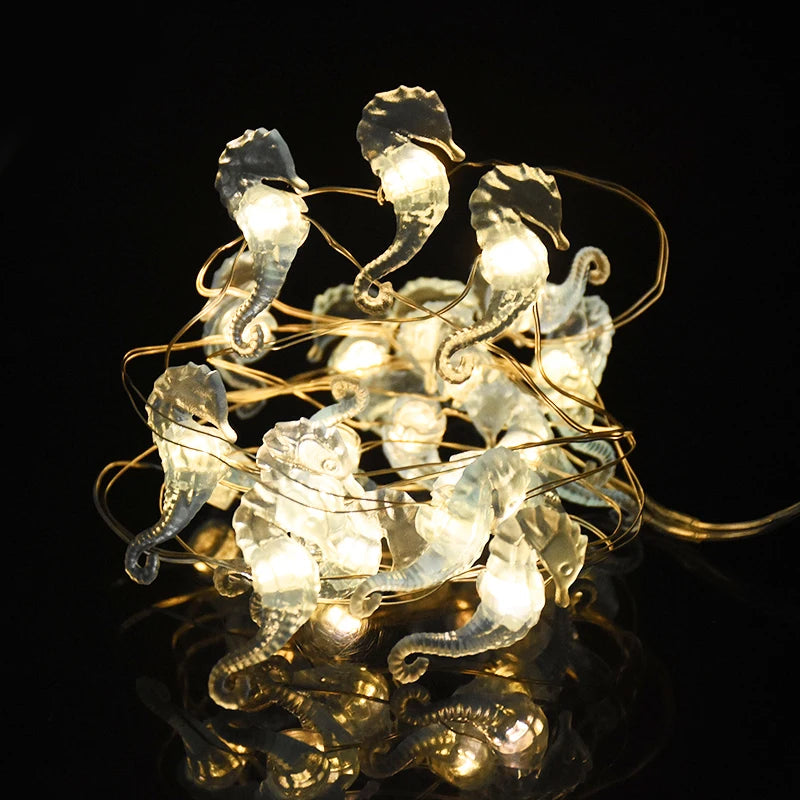 パーティー・インテリア用装飾 シェル&スター LEDライト 海モチーフ