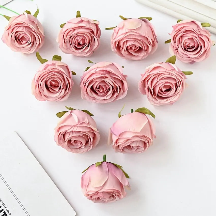 パーティー・インテリア装飾|シルク製造花ローズ50個セット