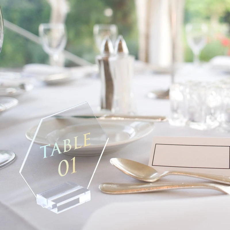 イベント・結婚式装飾|アクリルスタンド カードホルダー 10個セット