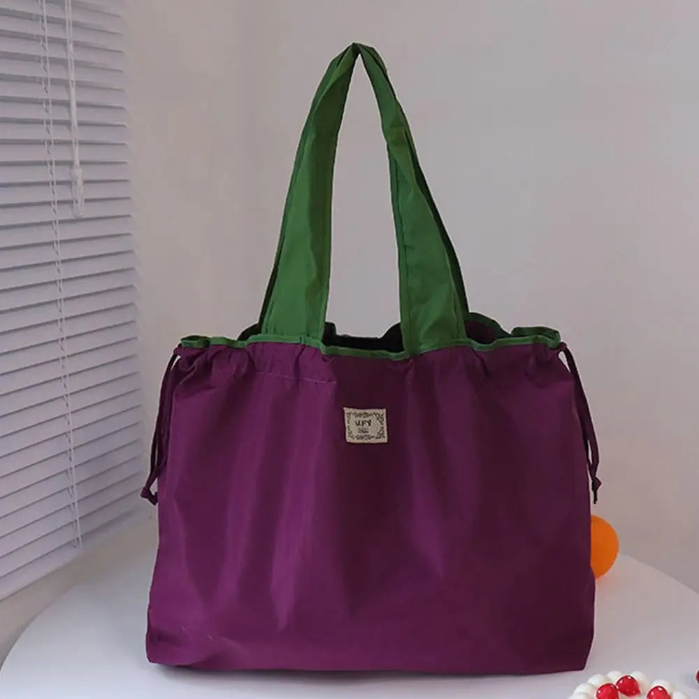 |ノベルティ用品 | 折り畳み可能 巾着型エコバッグ | 47×35cm