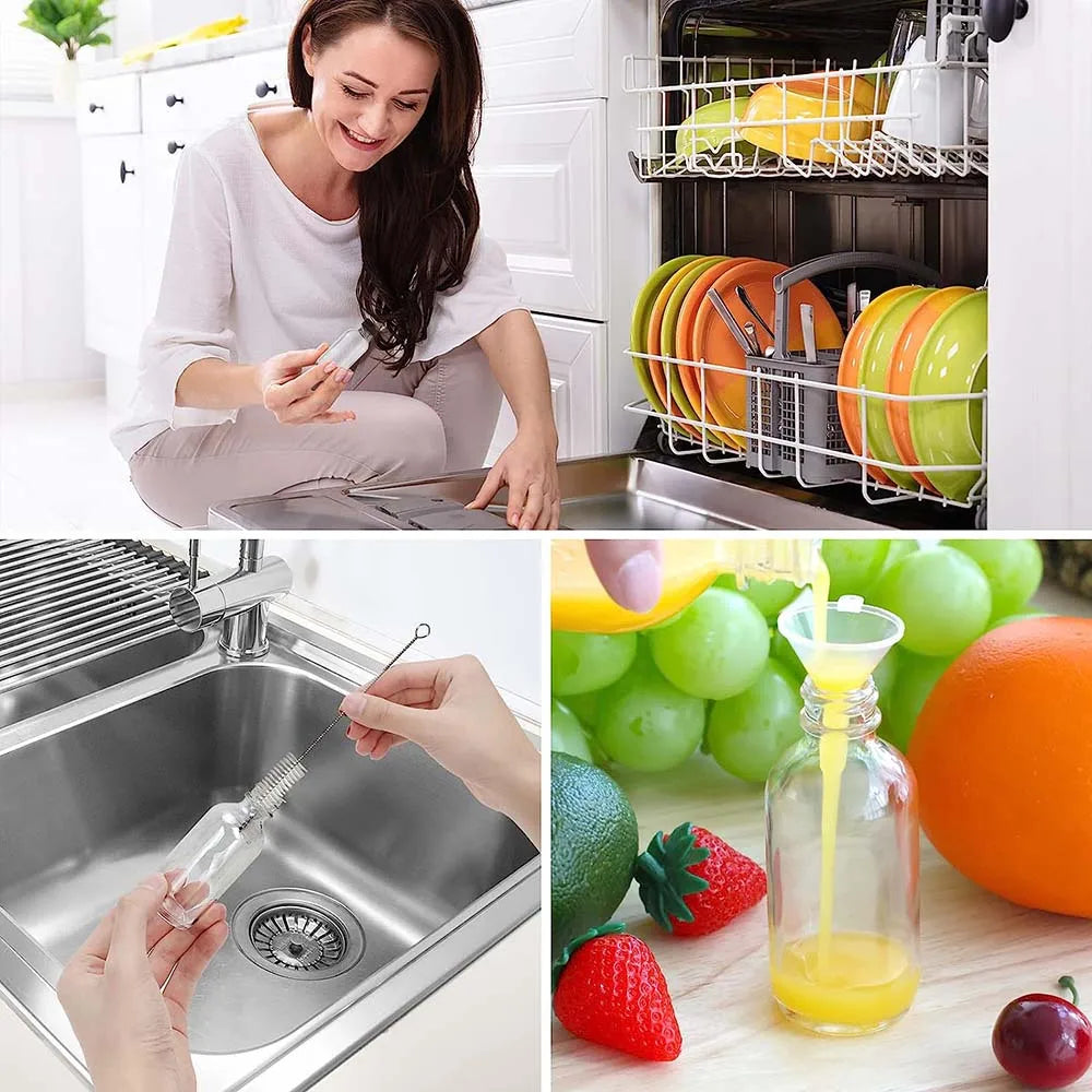 |イベント・ノベルティ用品 | ガラス製 小型透明ボトル 蓋付き | 15ml/30ml/60ml