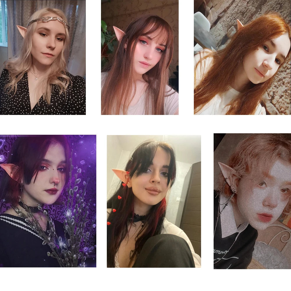 イベント・ハロウィングッズ|コスプレ用 エルフ耳小道具 ラテックス素材