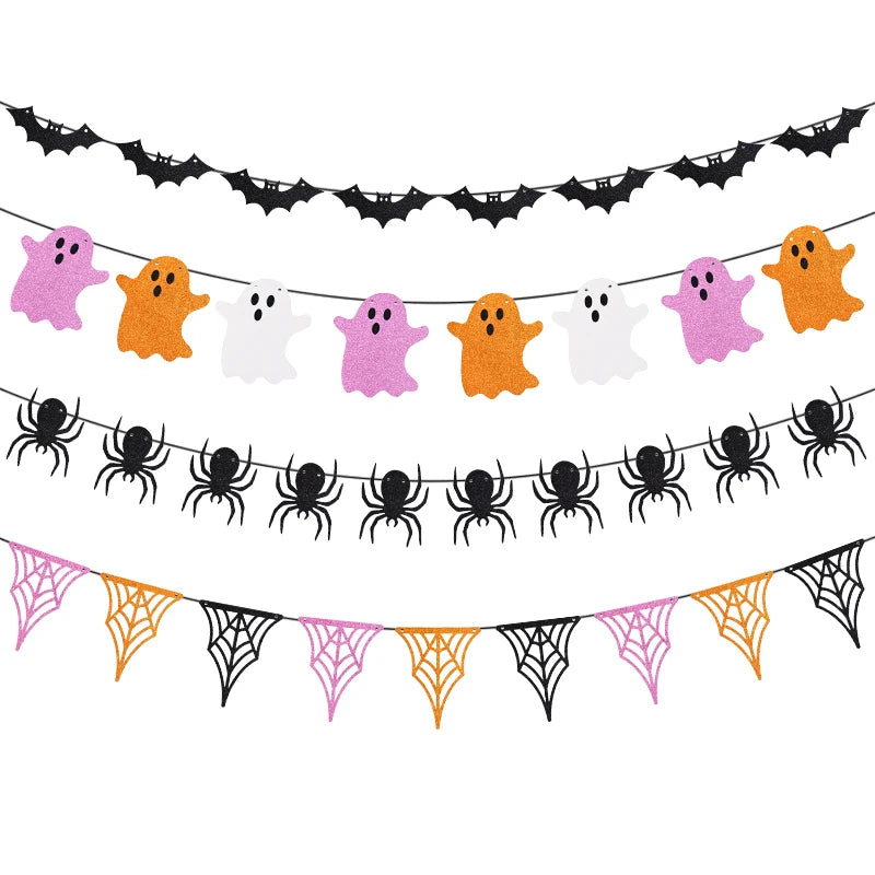 イベント・ハロウィン装飾|ハロウィンペーパーバナー デコレーション(3M)