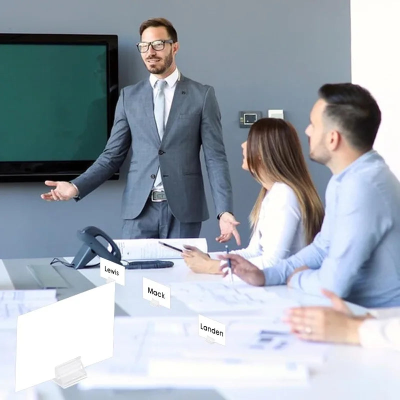イベント・結婚式装飾|ミニクリアスタンド カードホルダーセット