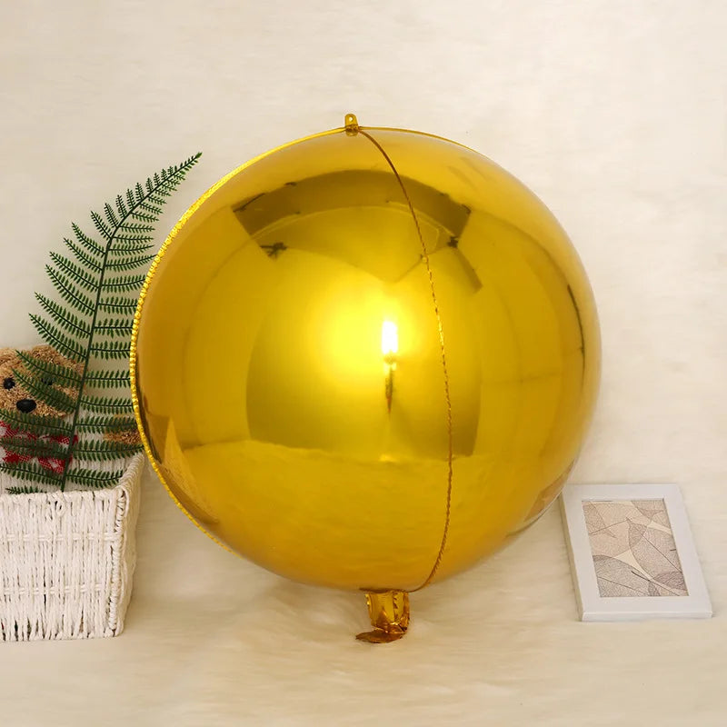 イベント・クリスマス装飾|4Dホログラフィックラウンドバルーン