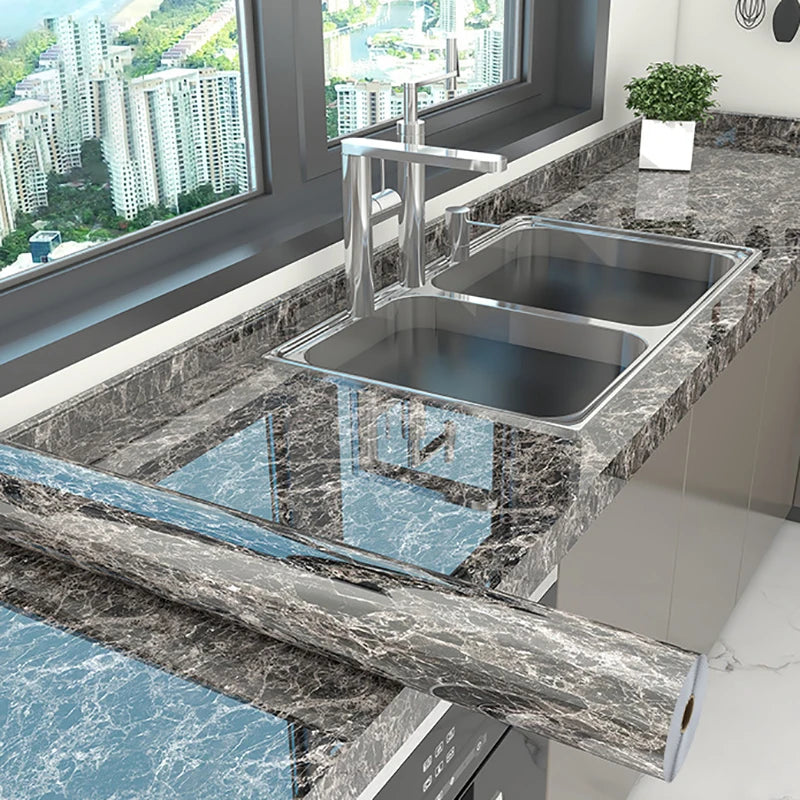 DIY用 天然石タイル風 ステッカー 40c幅 1M/3M/5M 防水性・消臭性