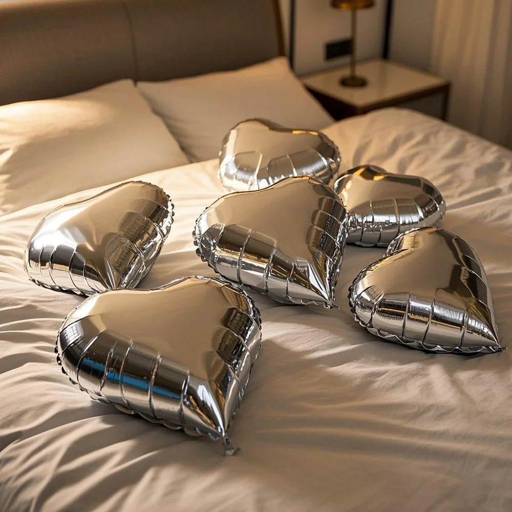 ローズゴールドハートバルーンセット