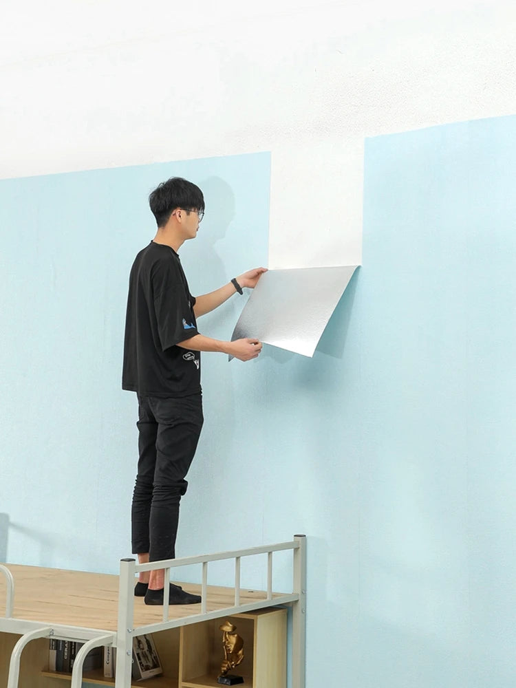 壁面装飾 インテリア用壁紙風カラーシート 50c幅 長さ2.8M 防水・難燃・遮音