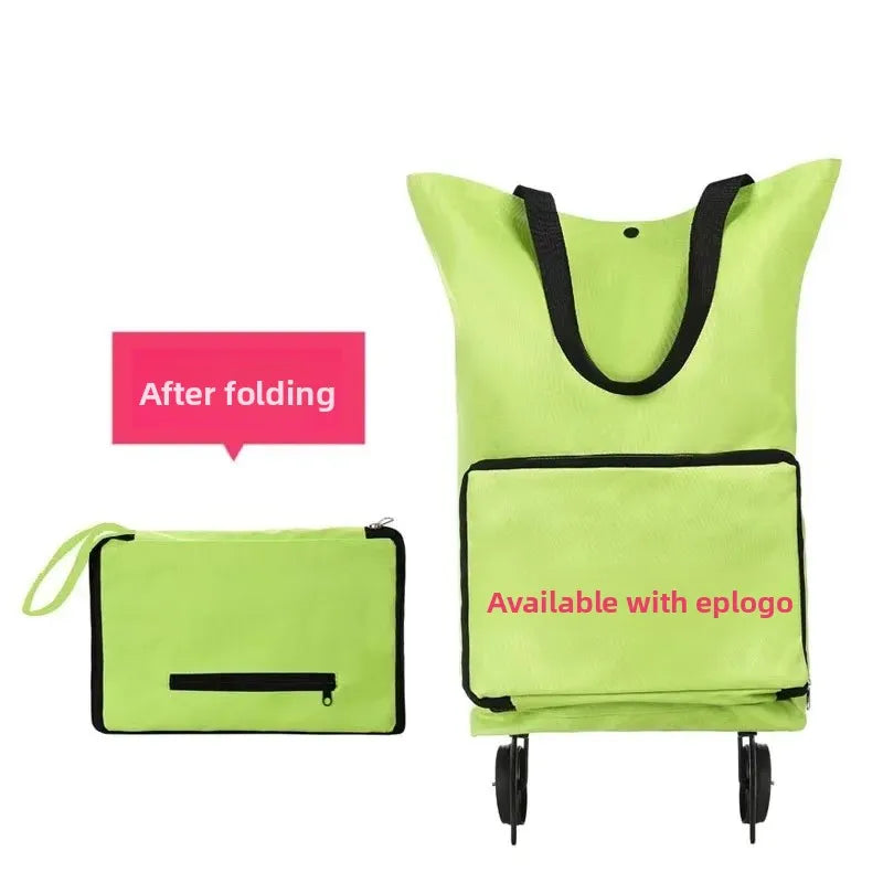 | ノベルティ用品 | キャスター付き 折りたたみショッピングバッグ