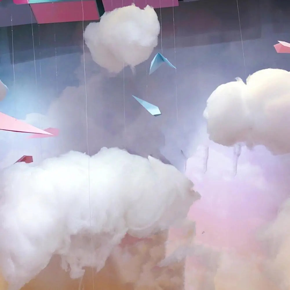 イベント・パーティー装飾|メルヘン装飾 ふわふわコットン雲(S/M/L)