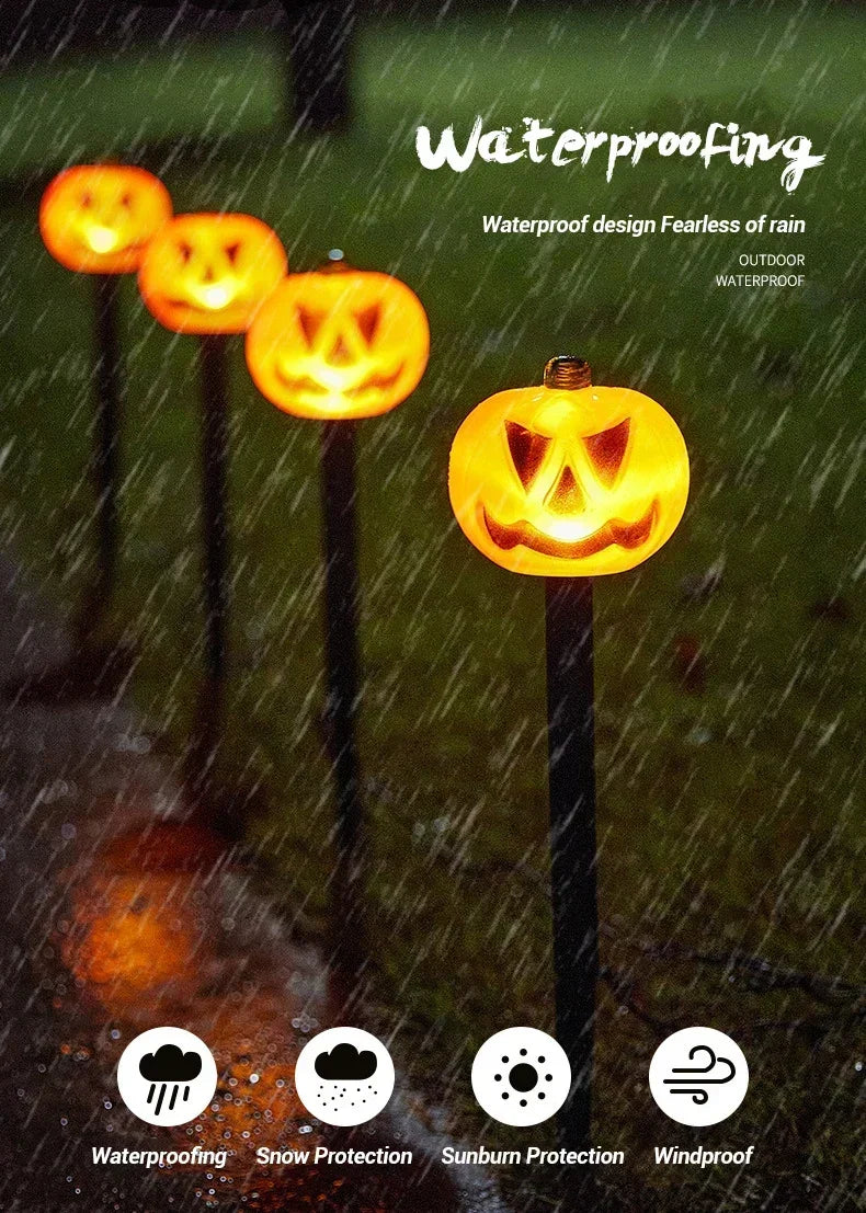イベント・ハロウィングッズ|ソーラーパンプキンランタン屋外装飾ライト