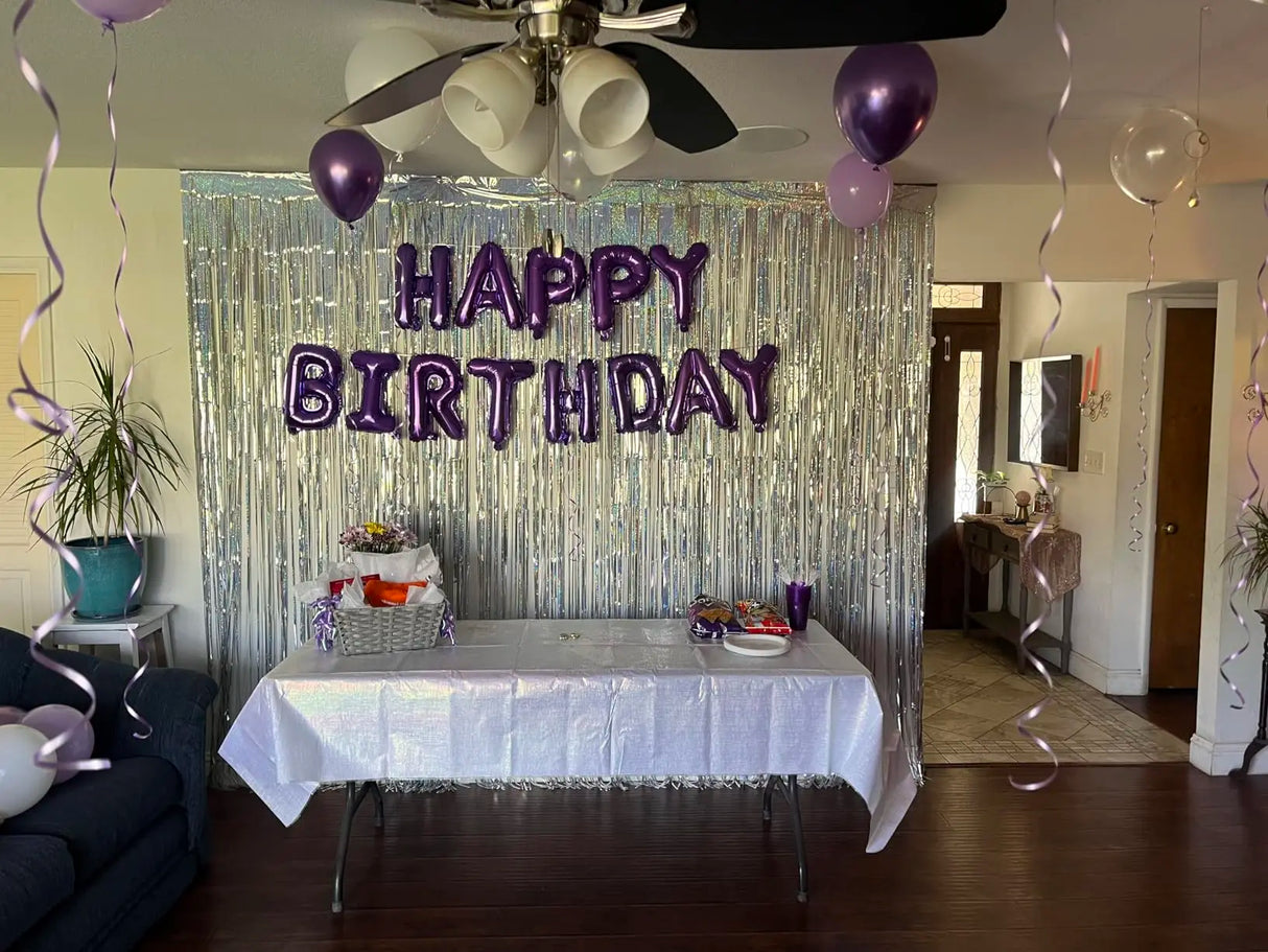 パーティー・インテリア装飾 キラキラ!カーテン 波型/ストレート型 2種類