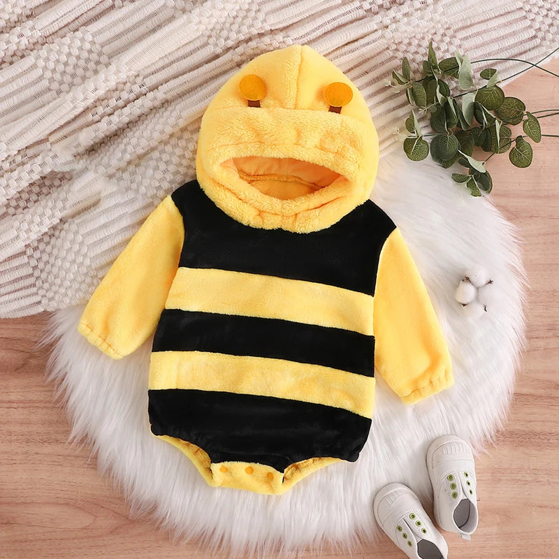 イベント・ハロウィングッズ|アニマル着ぐるみ風ベビーロンパース(1〜24ヶ月)