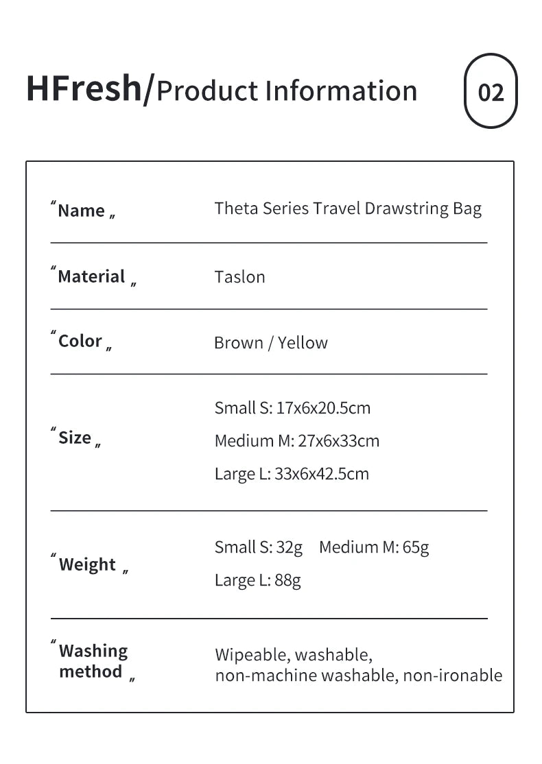 |イベント・ノベルティ用品 | 多機能 旅行用きんちゃくバッグ | S/M/L