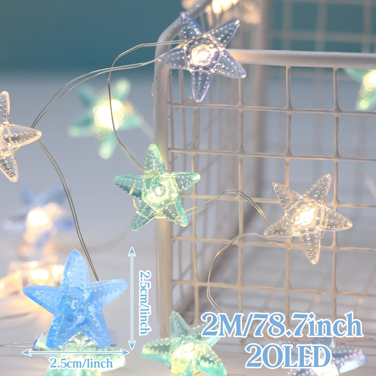 パーティー・インテリア用装飾 シェル&スター LEDライト パーティー装飾