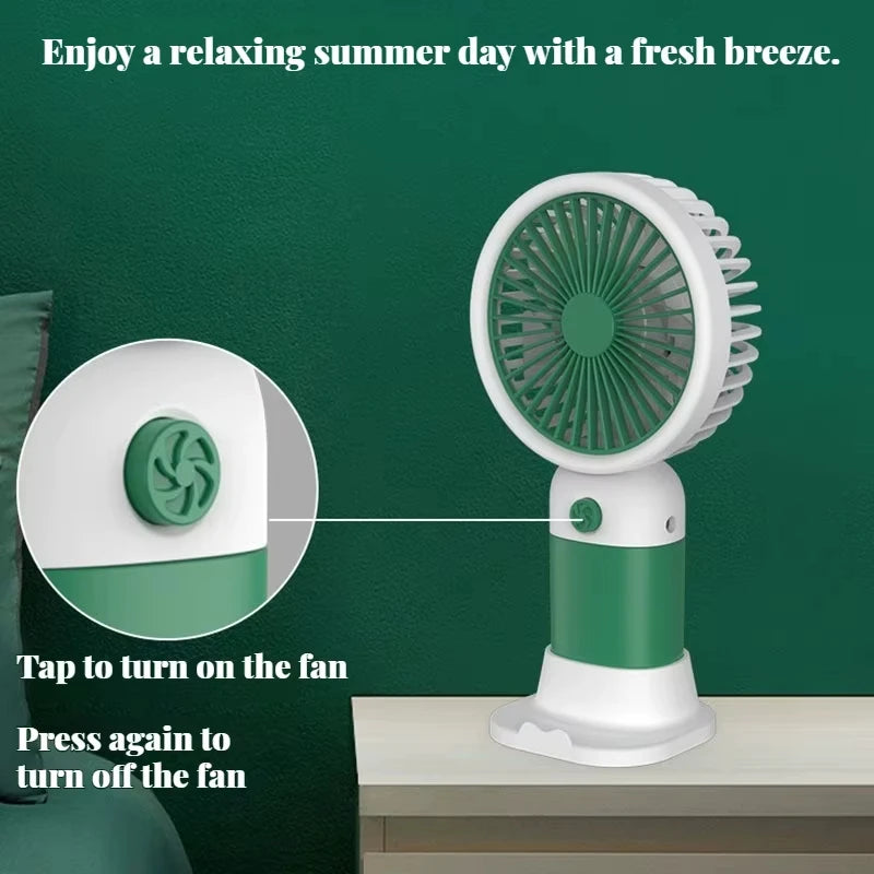 |イベント・ノベルティ用品 | スマホホルダー付きミニハンディーファン