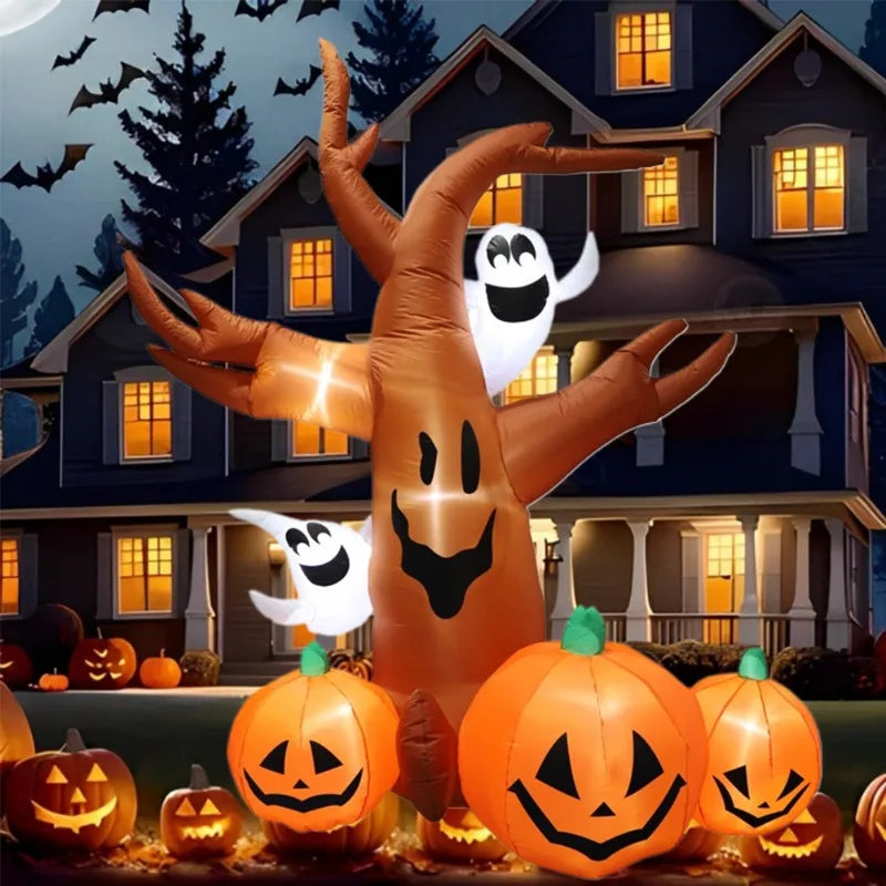 イベント・ハロウィン装飾|光るハロウィンカボチャツリー型バルーン