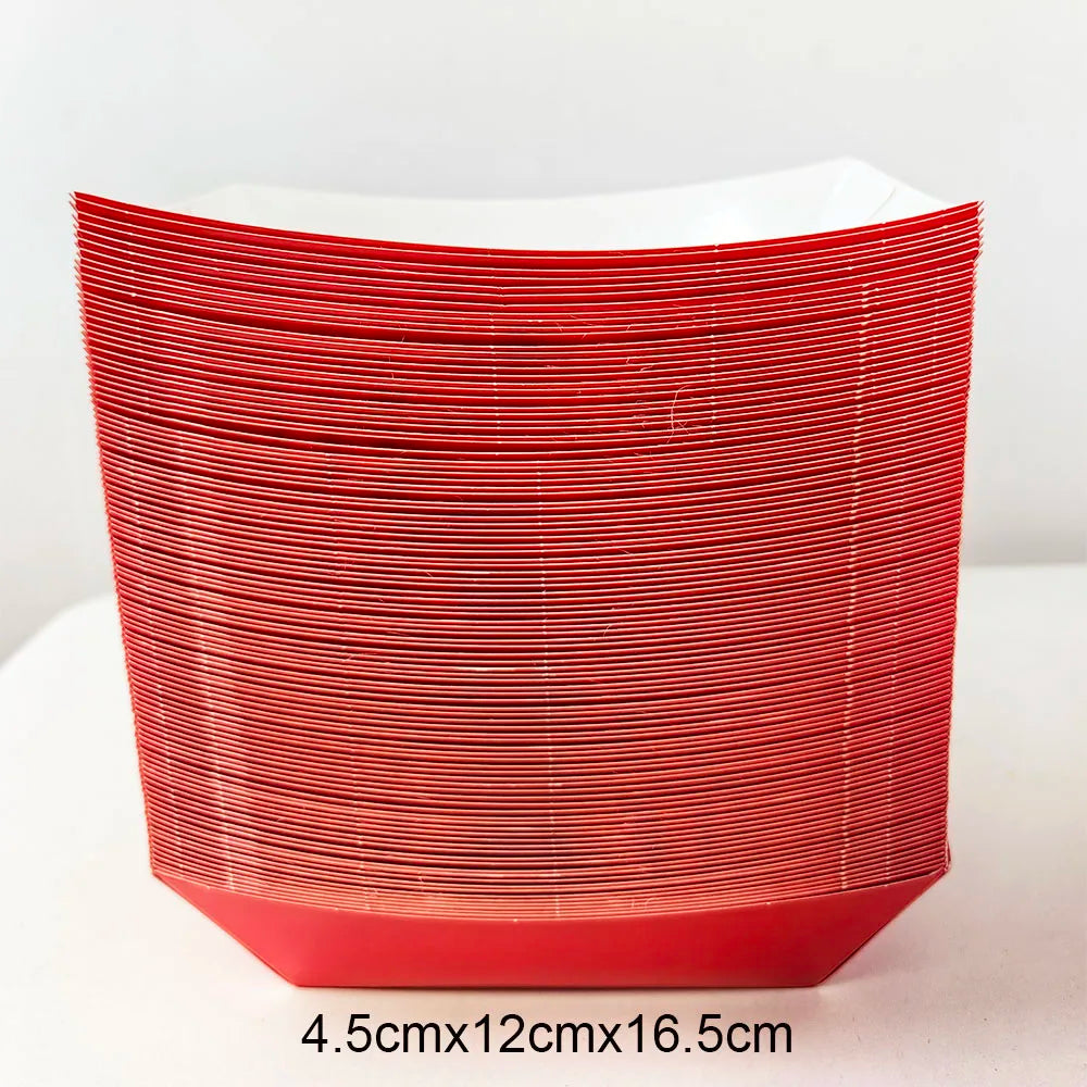 |イベント・ノベルティ用品 | 紙製ミニフードトレイセット | W16.5×H4.5×D12c