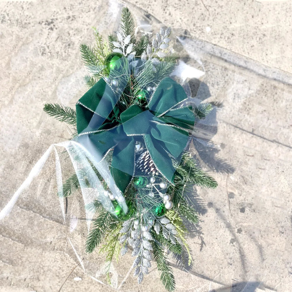 イベント・クリスマス装飾|階段飾り吊り下げリースデコレーション