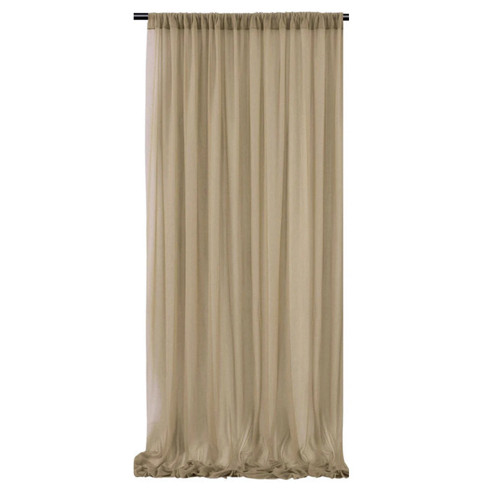 シアーチュールバックドロップカーテン