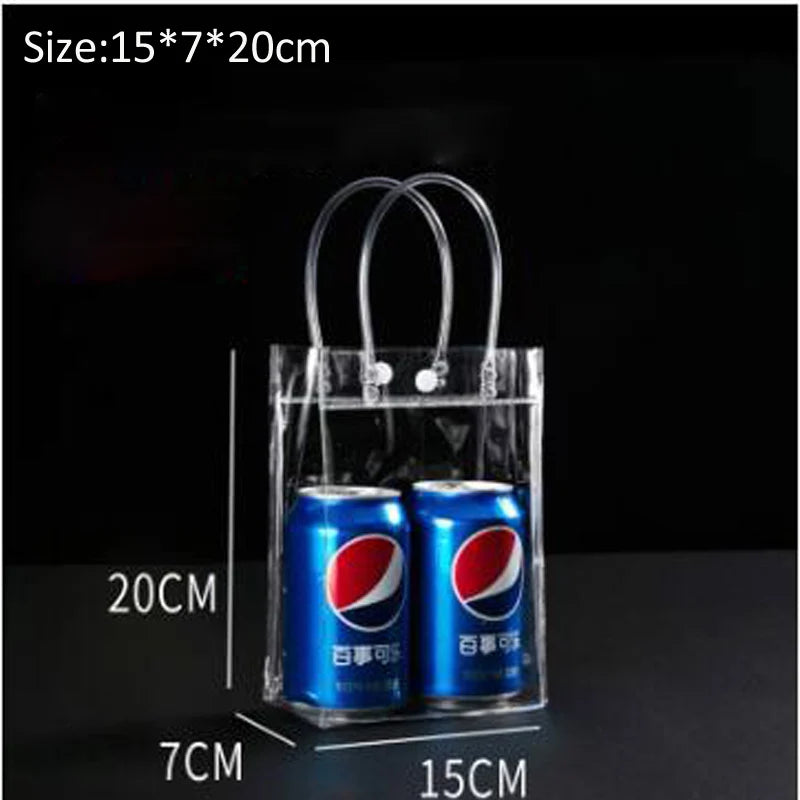 |イベント・ノベルティ用品 | 持ち手付き 透明バッグ 5〜30個