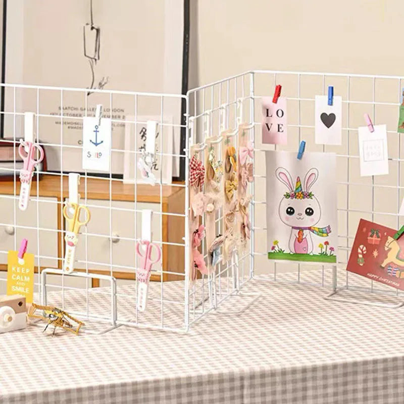 【多目的】アイアングリッドディスプレイラック