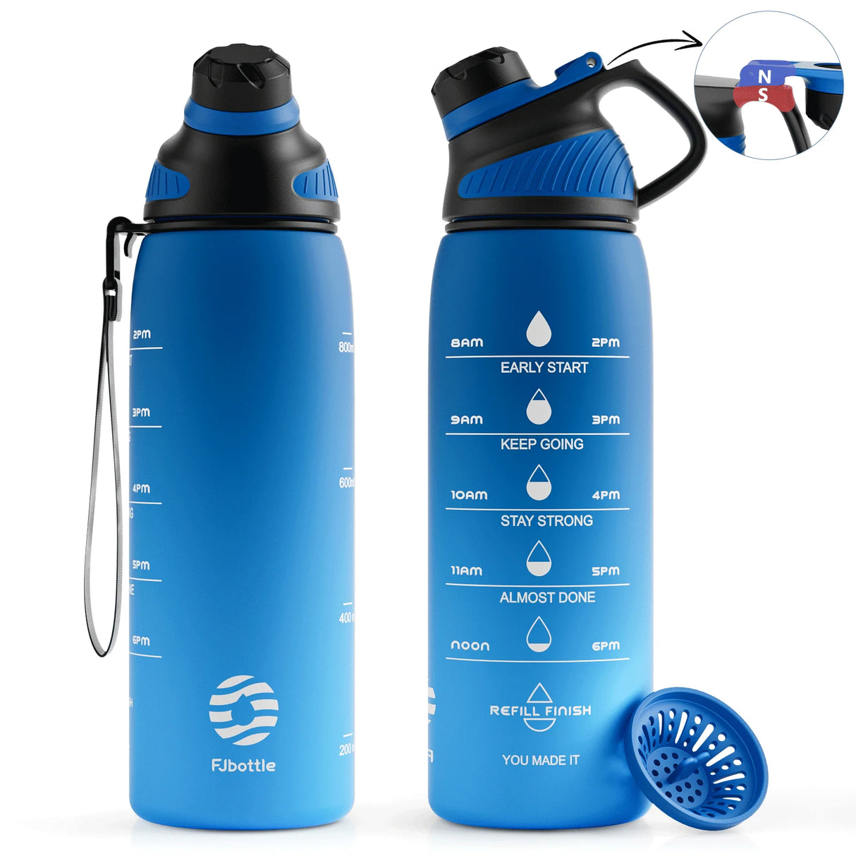 |イベント・ノベルティ用品 | マグネット蓋付きスポーツウォーターボトル |1000ml