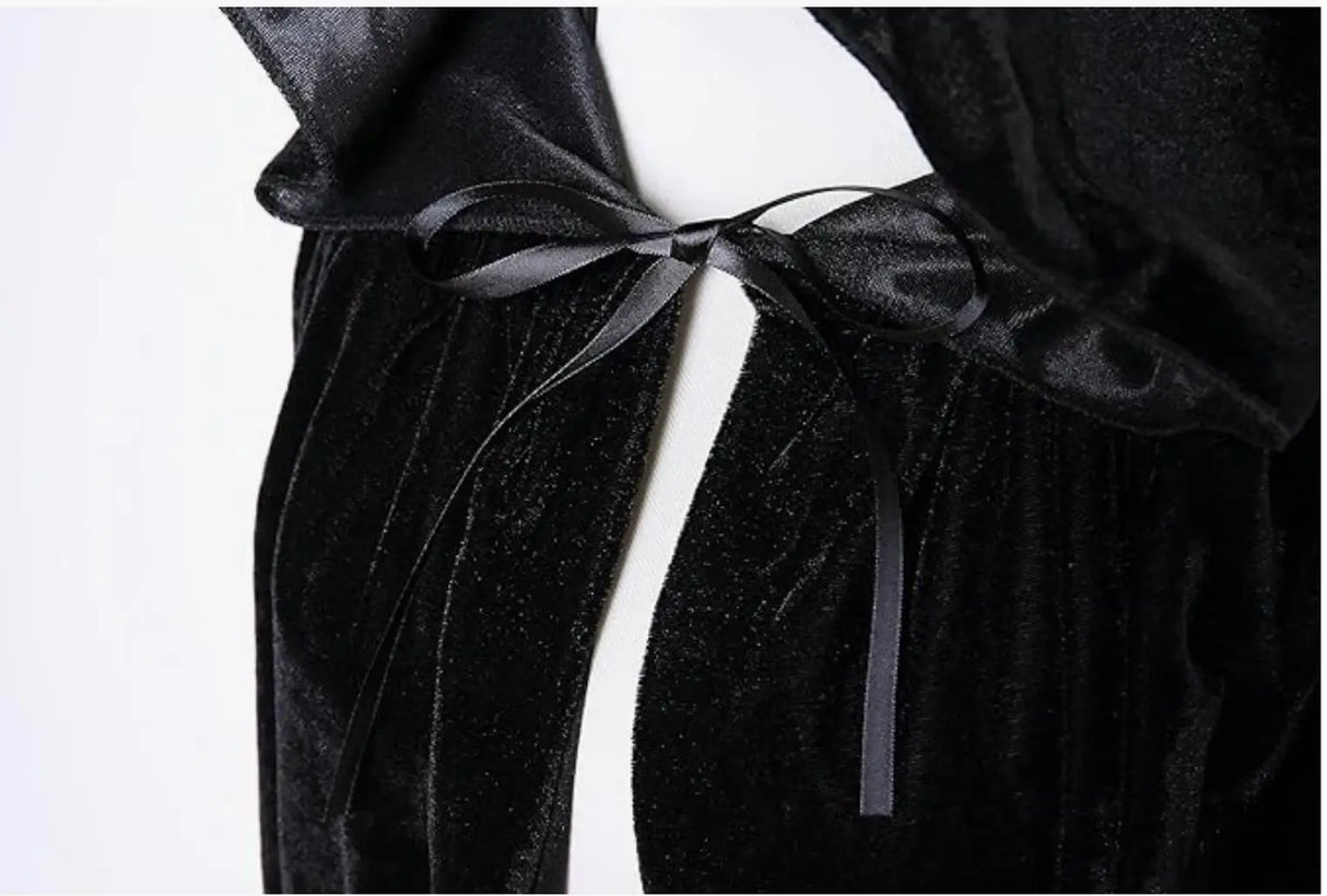 イベント・ハロウィングッズ|ベルベットフード付きマント(60c~170c)