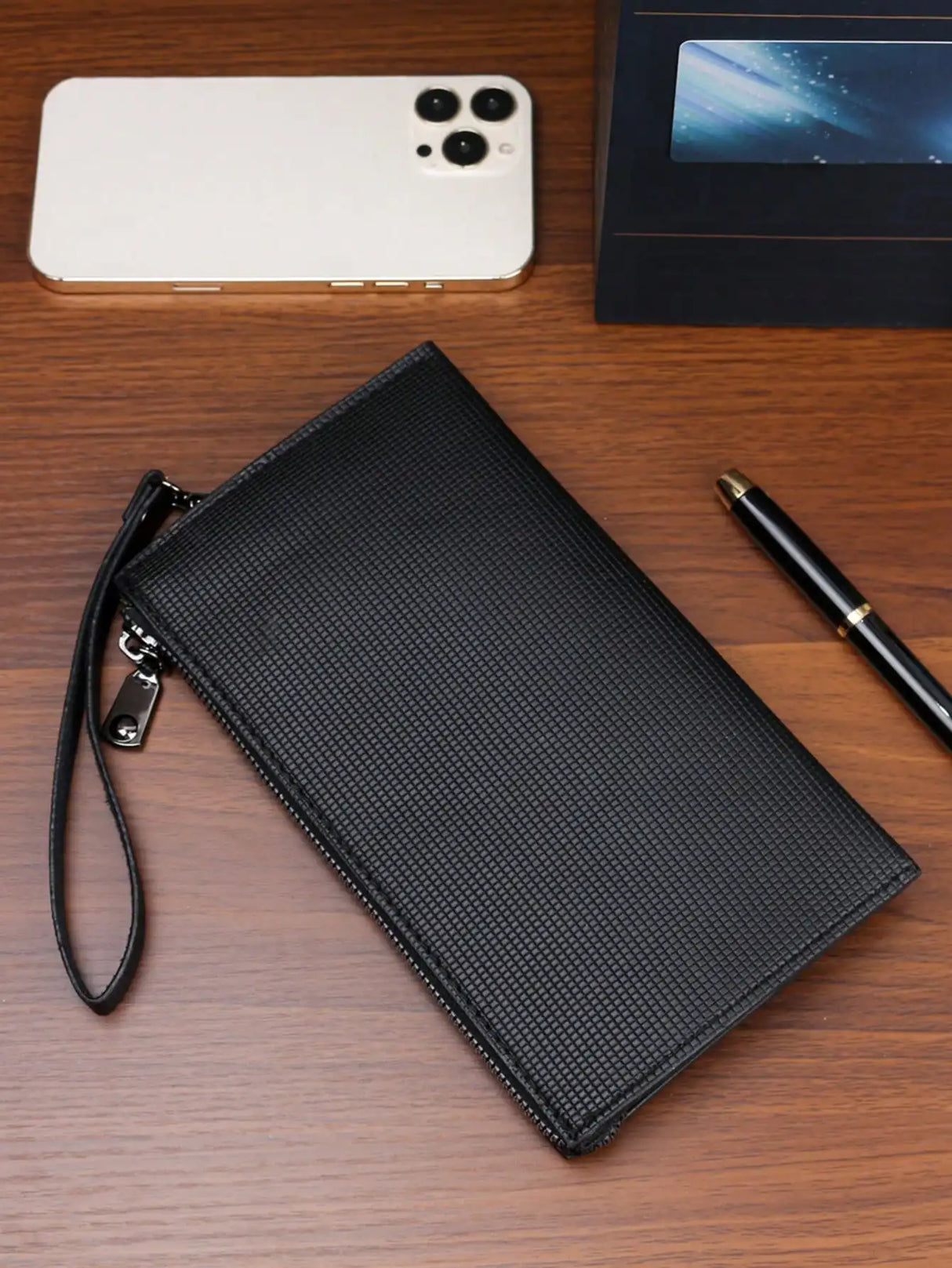 |イベント・ノベルティ用品 | シンプル大容量クラッチバッグ | W21×H12㎝