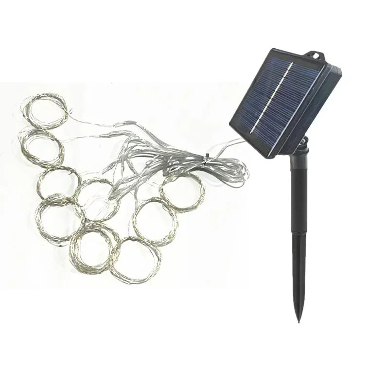 カーテンライト|ソーラーライト|イベント・クリスマス装飾|ソーラーパワLEDカーテンライト(幅3M/6M)