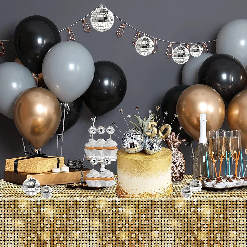 パーティー・インテリア装飾 キラキラ!ミラーボール装飾パーツセット イベント用