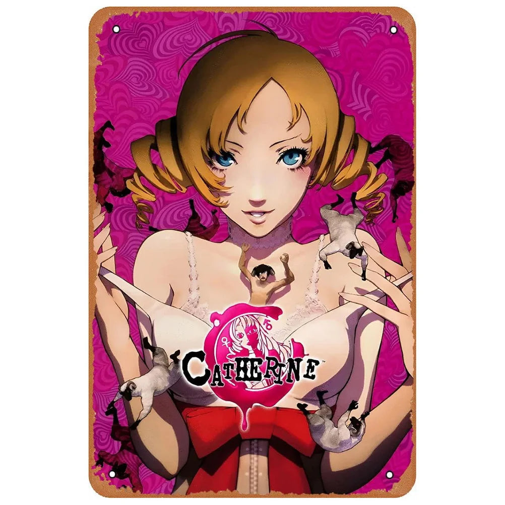 ヴィンテージ映画ブリキ看板 A