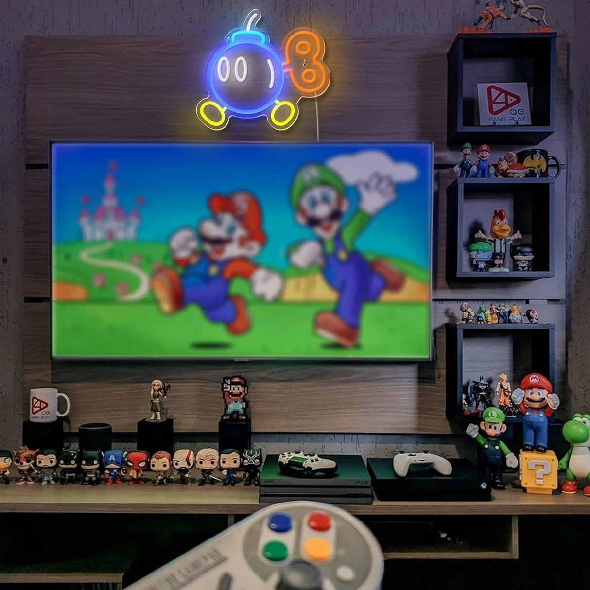 LEDネオンサイン(ネオン看板) ゲームルーム装飾 調光可能