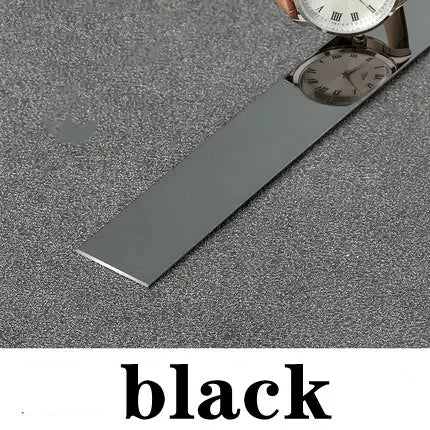 壁面装飾用 リアルなメタリックラインシート 幅1㎝~3㎝ ミラー仕上げ