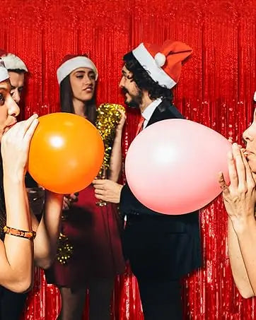 パーティー・インテリア装飾 メタリックカラーカーテン シルバー 幅1M 長さ2M