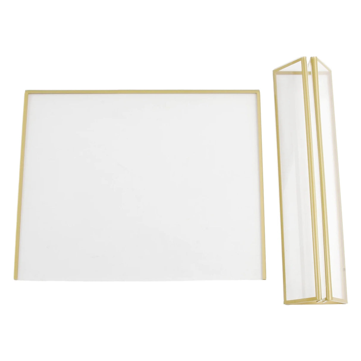 イベント・結婚式装飾|ゴールドフレームアクリルサインホルダー 席札 メニュー