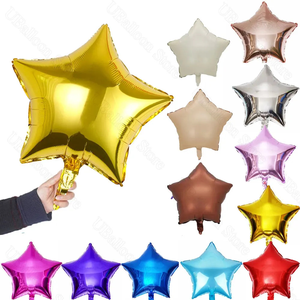 ゴールドスターホイルバルーン 18インチ