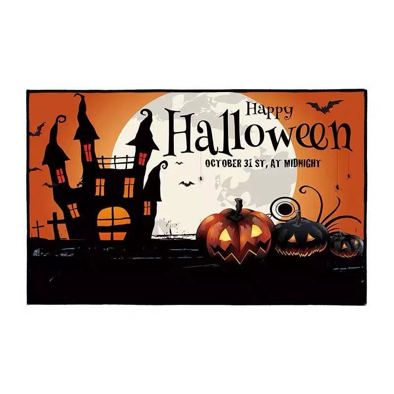 イベント・ハロウィングッズ|厚手吸水フロアマット 玄関用