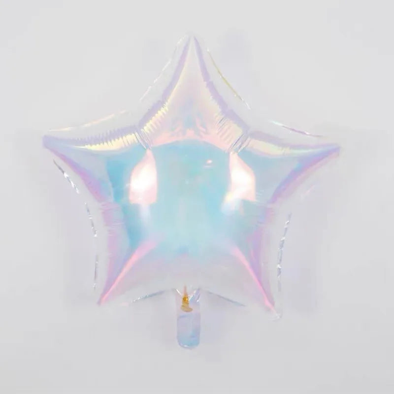 【イベント用装飾】スター&ハートバルーン(オーロラカラー)
