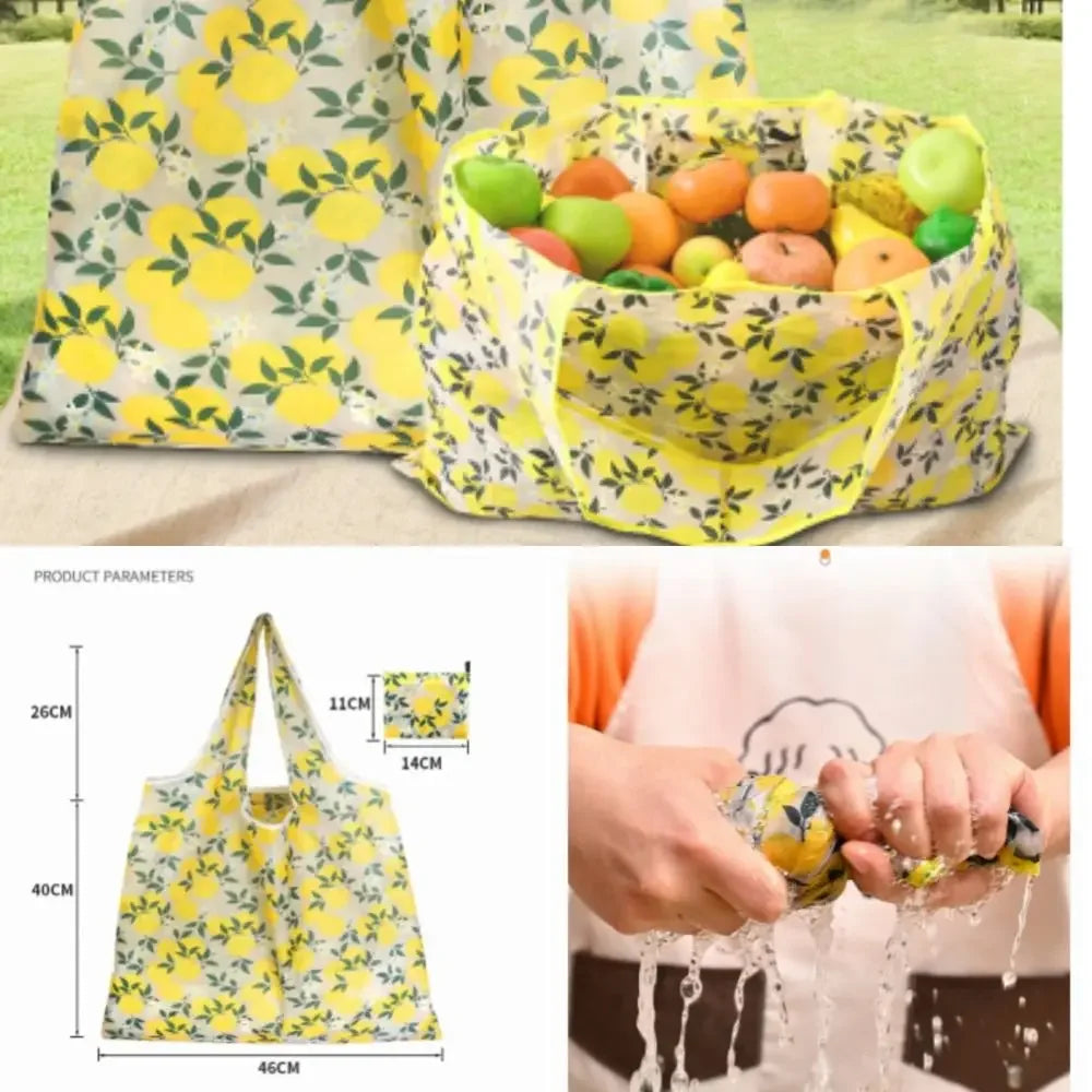 |ノベルティ用品 | 大容量・折りたたみ式プリントエコバッグ | 46×40c