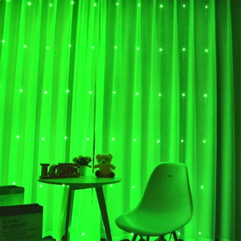 カーテンライト|イベント・クリスマス装飾|防水クリスマスカーテンライトUSB接続(幅3M/4M/6M)