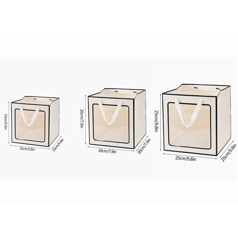 |ノベルティ用品 | 透明窓付きギフトバッグ | S/ M/ L