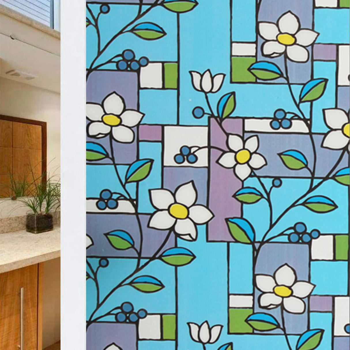 UVカット!取り外し可能ガラス用ステッカー