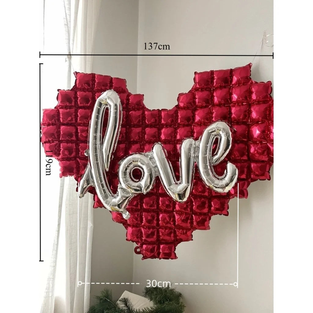 60インチ ラブテディベア型バルーン