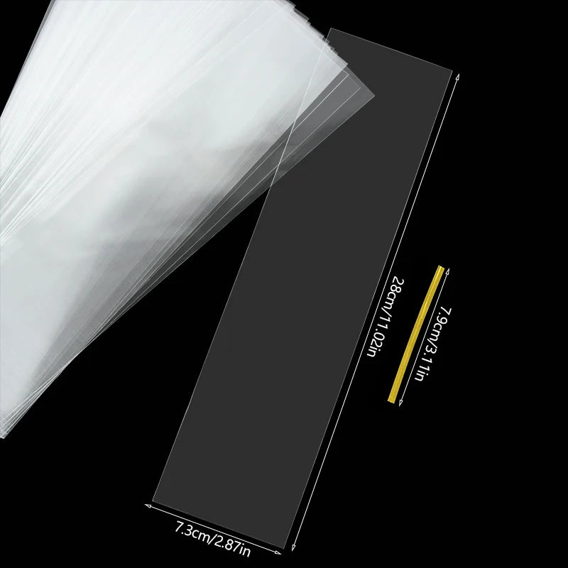 |イベント・ノベルティ用品 | 透明セロハンバッグ 50/100枚セット | W7.3×H28c